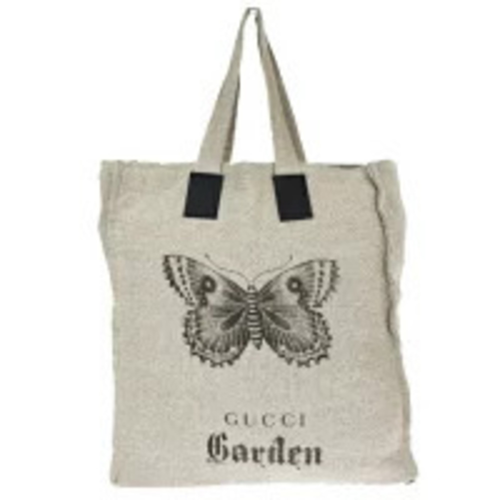Gucci Tote Bag Shoulder Brown Gray